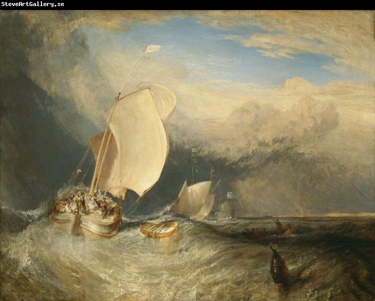 Joseph Mallord William Turner Fishing Boats with Hucksters Bargaining for Fish